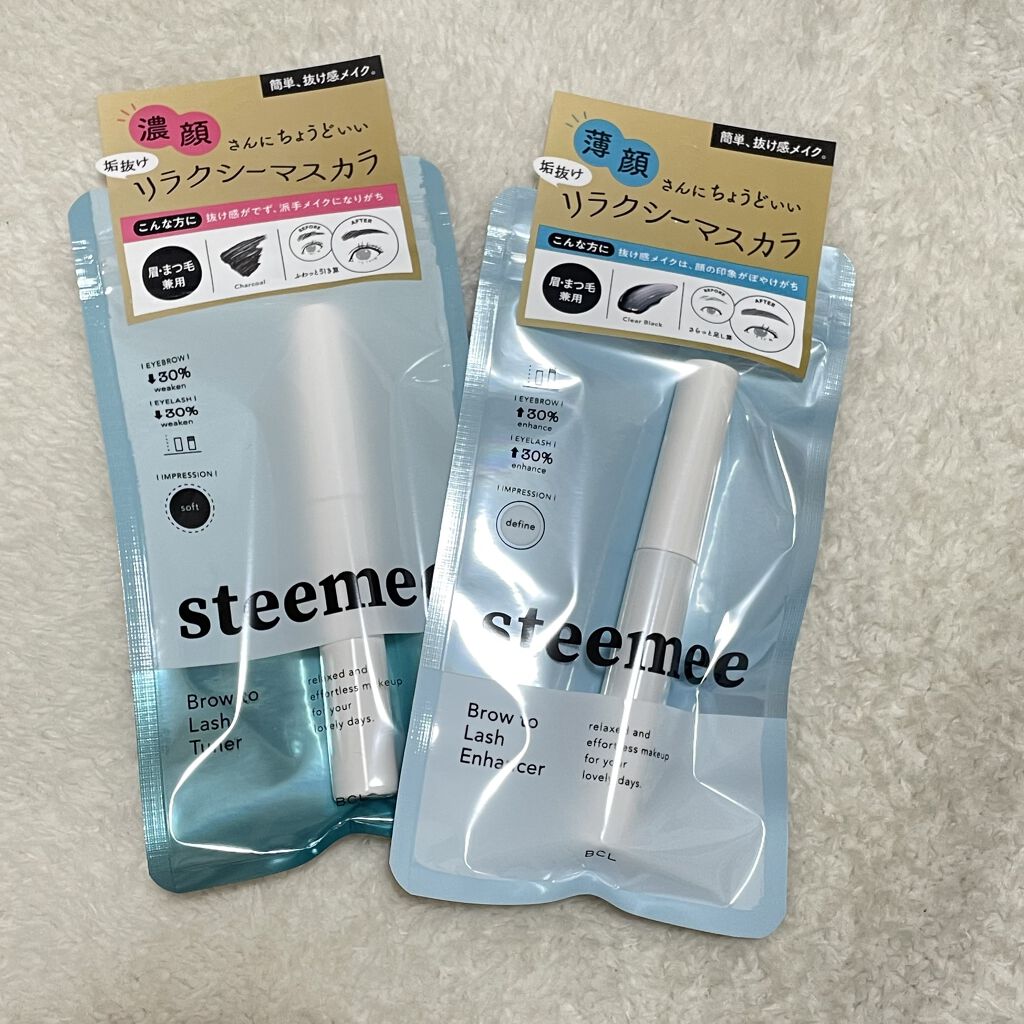 ブロウトゥラッシュエンハンサー クリアブラック/スティーミィ/マスカラを使ったクチコミ（1枚目）