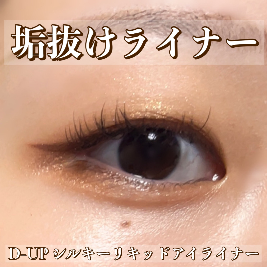 シルキーリキッドアイライナーWP/D-UP/リキッドアイライナーを使ったクチコミ（1枚目）
