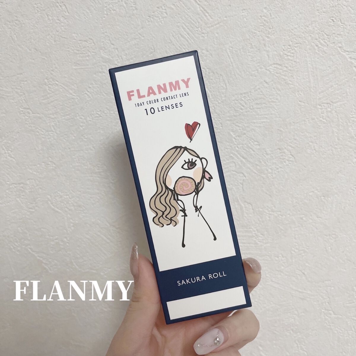 FLANMY 1day サクラロール/FLANMY/ワンデー（１DAY）カラコンを使ったクチコミ（2枚目）