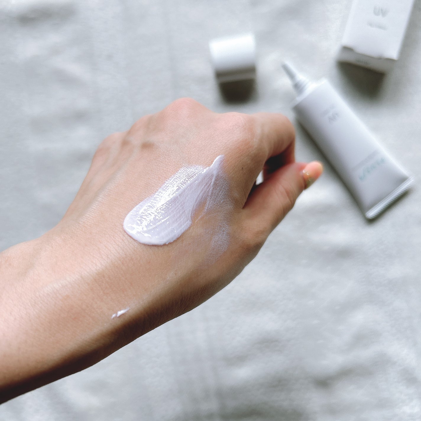 トーンアップUVプロテクター/PLUEST/日焼け止めクリームを使ったクチコミ(3枚目)