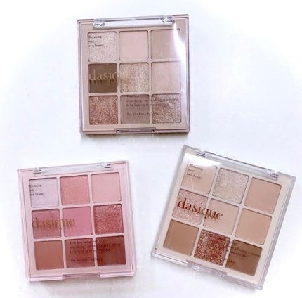 シャドウパレット/dasique/アイシャドウパレットを使ったクチコミ(1枚目)