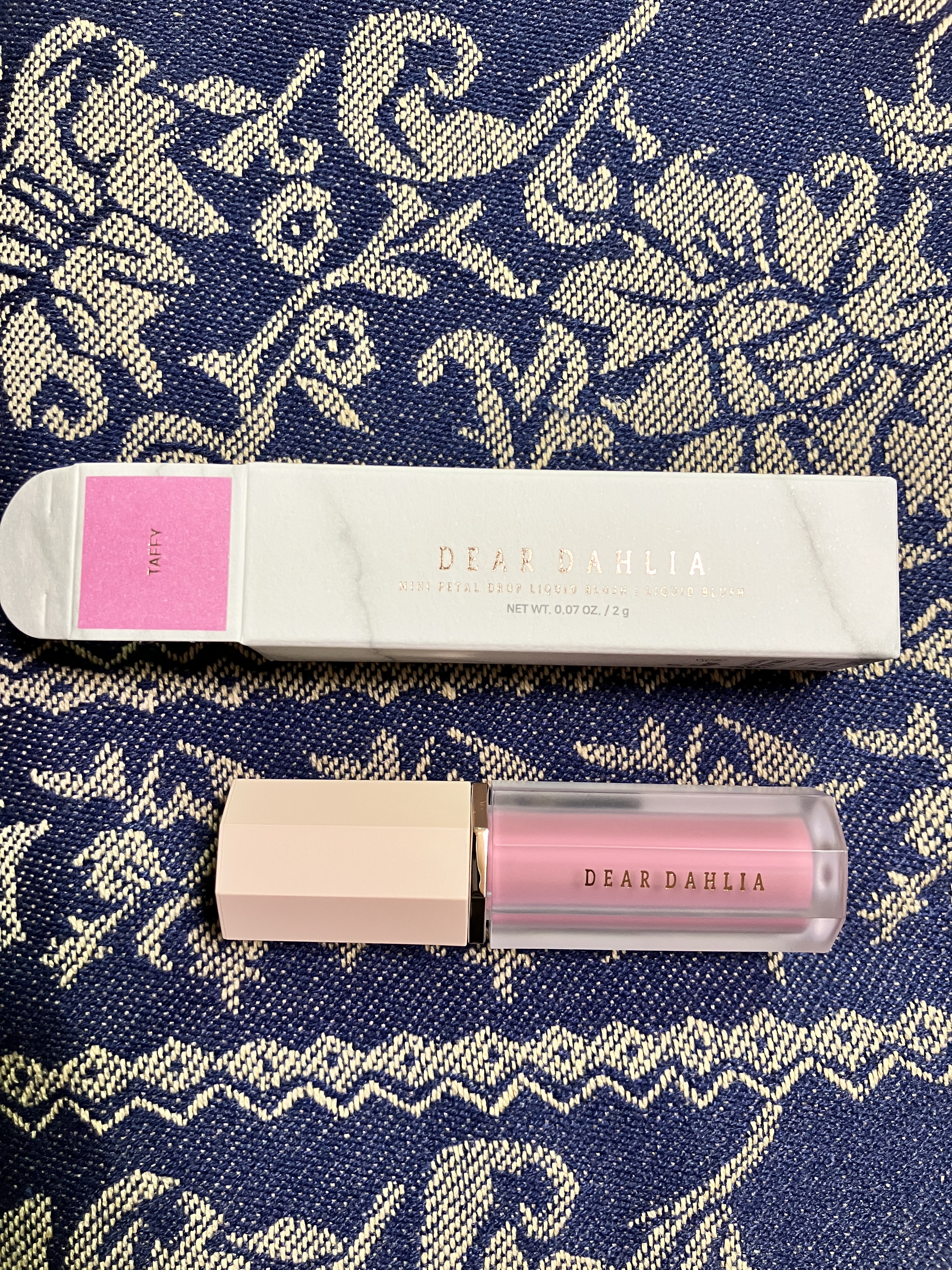 ペタルドロップリキッドブラッシャー タフィー(TAFFY)/DEAR DAHLIA/リキッドチークを使ったクチコミ（1枚目）