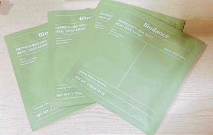 リフレッシング シーケルプ リアルディープマスク/Biodance/シートマスク・パックを使ったクチコミ(5枚目)