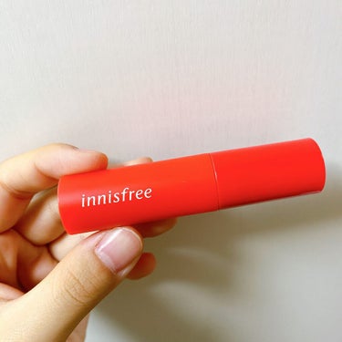 ビビッドコットン インクティント/innisfree/口紅を使ったクチコミ（3枚目）