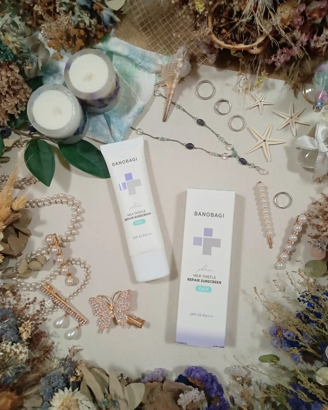 ミルクシスルリペアシカサンスクリーンプラス/BANOBAGI/日焼け止めミルクを使ったクチコミ（1枚目）