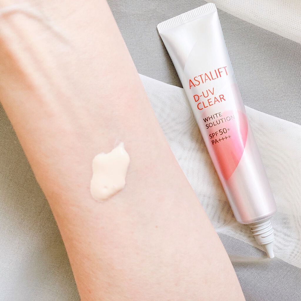D-UVクリア ホワイトソリューション/アスタリフト/日焼け止めクリームを使ったクチコミ（3枚目）