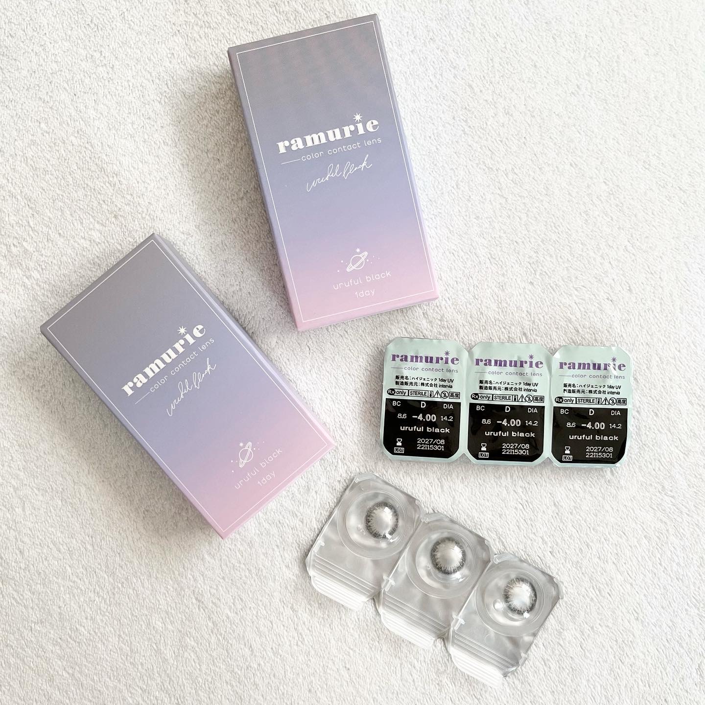 ramurie ラムリエ ウルフルブラック/ramurie/ワンデー（１DAY）カラコンを使ったクチコミ（1枚目）