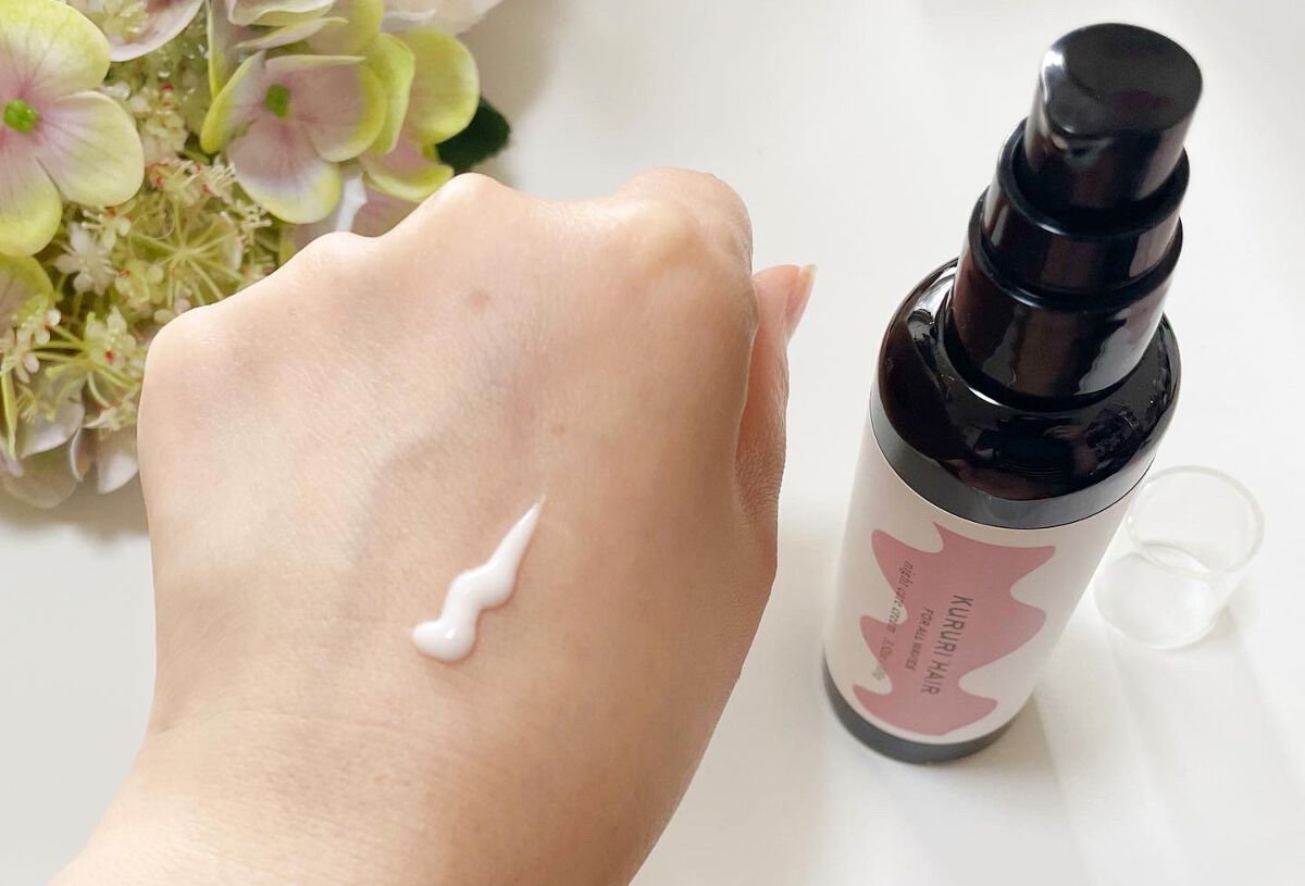 クルリ ナイトケア クリーム/KURURI/アウトバストリートメントを使ったクチコミ（2枚目）