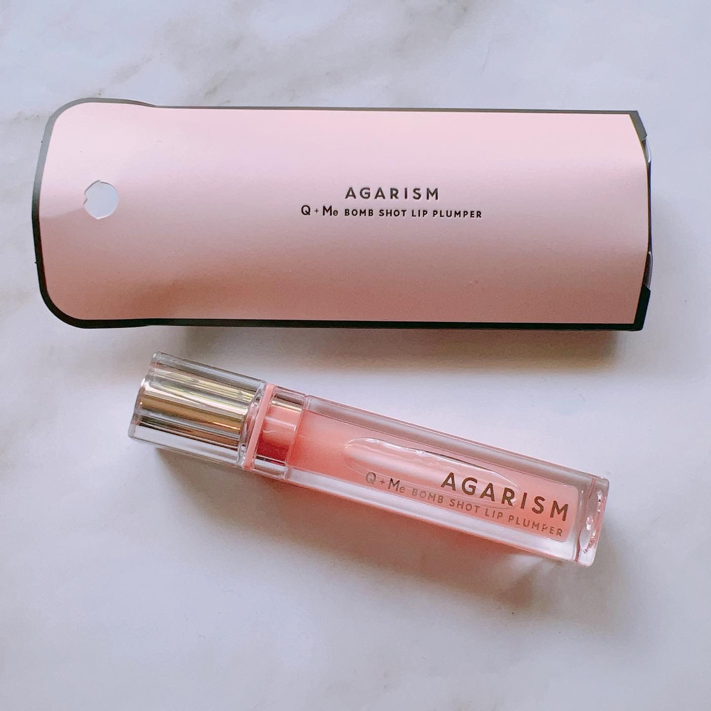 キューミ―ボムショットリッププランパー/AGARISM/リッププランパーを使ったクチコミ（2枚目）