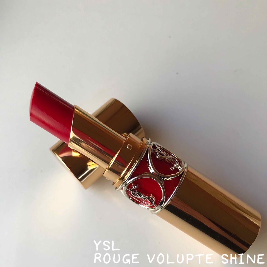 ルージュ ヴォリュプテ シャイン/YVES SAINT LAURENT BEAUTE/口紅を使ったクチコミ（1枚目）
