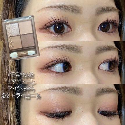 ビタートーンアイシャドウ/CEZANNE/パウダーアイシャドウを使ったクチコミ(5枚目)