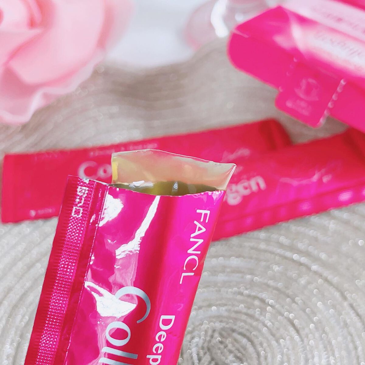 ディープチャージ コラーゲン スティックゼリー/ファンケル/美容サプリメントを使ったクチコミ(5枚目)