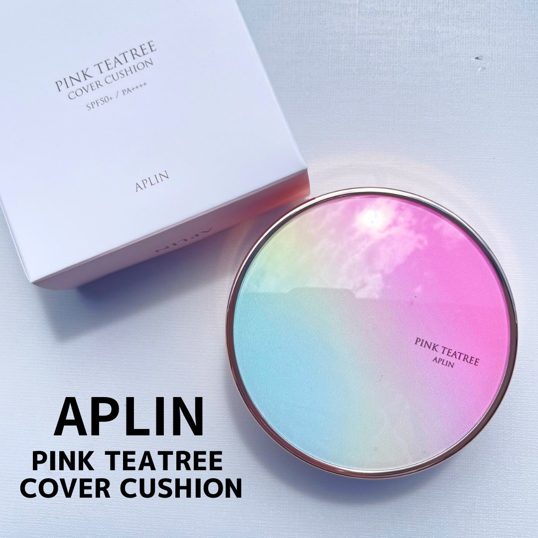 ピンクティーツリーカバークッション/APLIN/クッションファンデーションを使ったクチコミ（1枚目）