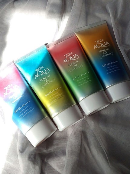 スキンアクア トーンアップUVエッセンス/スキンアクア/日焼け止めクリームを使ったクチコミ(2枚目)