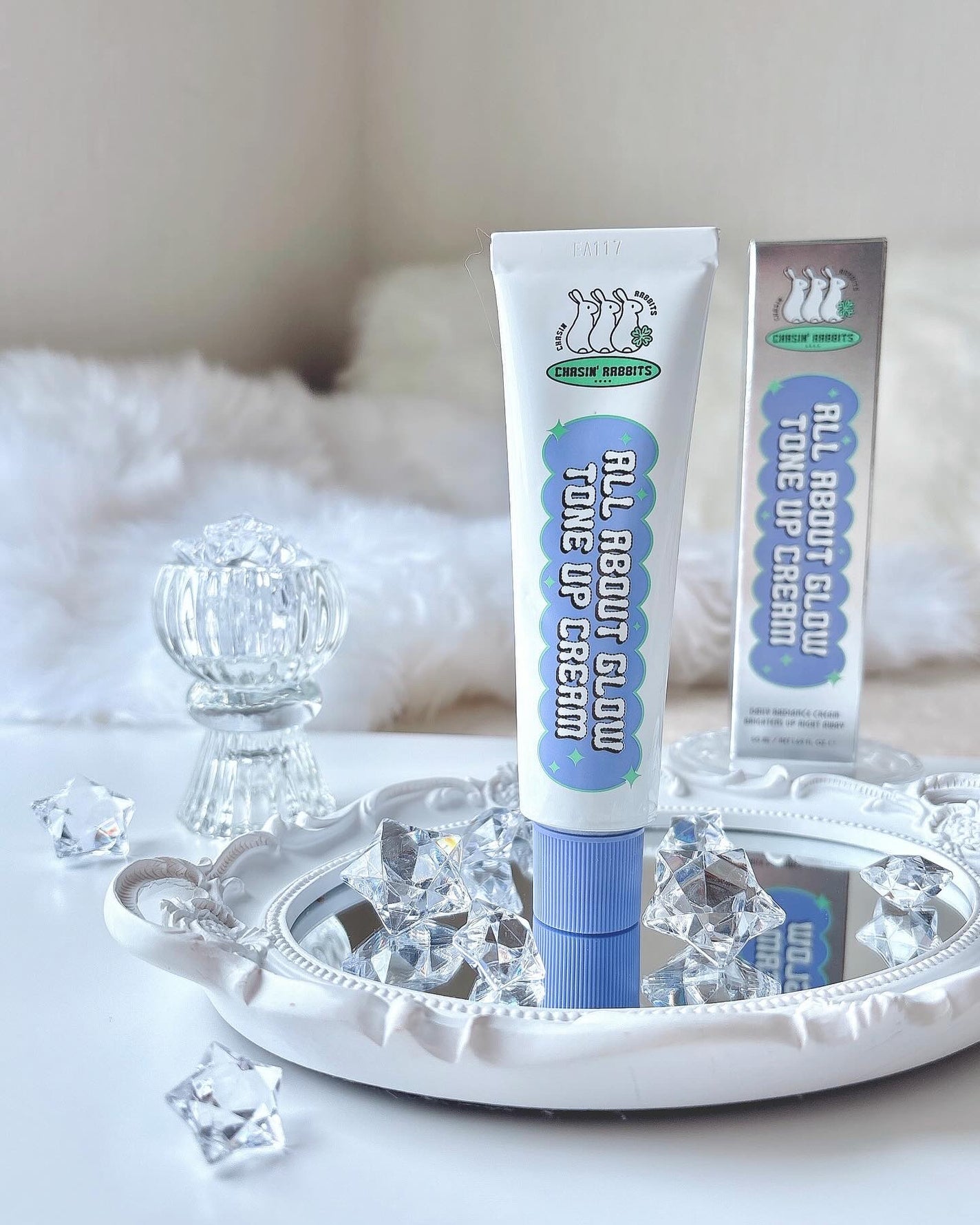 オールアバウトグロウトーンアップクリーム/CHASIN'RABBITS/化粧下地を使ったクチコミ(5枚目)