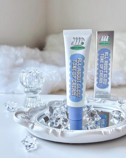 オールアバウトグロウトーンアップクリーム/CHASIN'RABBITS/化粧下地を使ったクチコミ(5枚目)