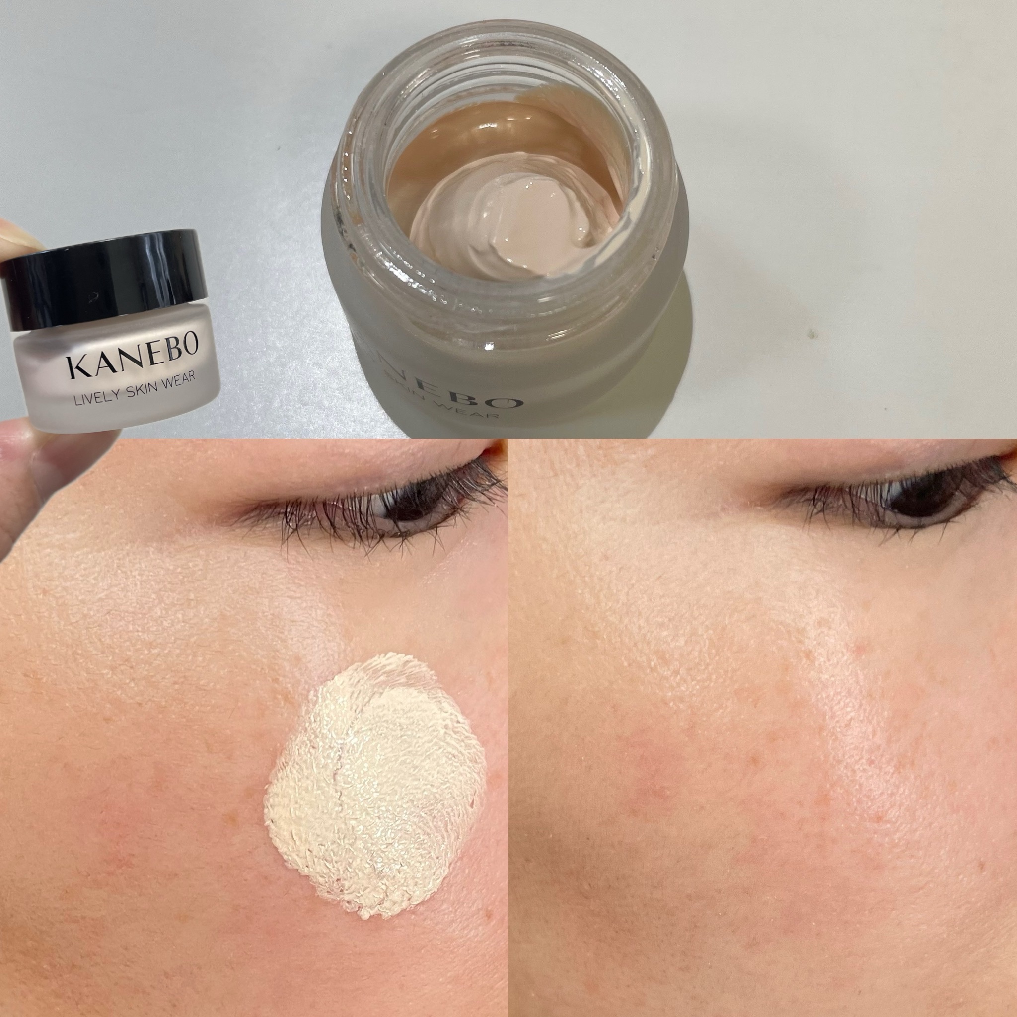ライブリースキン　ウェア/KANEBO/クリーム・エマルジョンファンデーションを使ったクチコミ（2枚目）