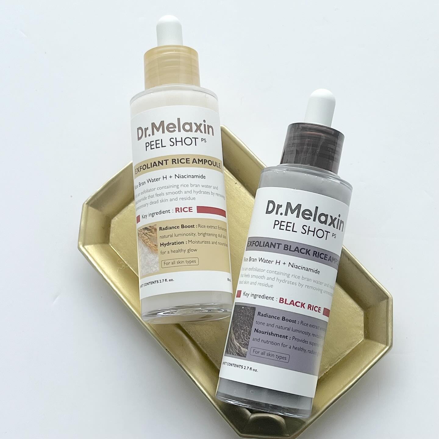 白米ピールショットゴマージュアンプル/Dr.Melaxin/美容液を使ったクチコミ（1枚目）