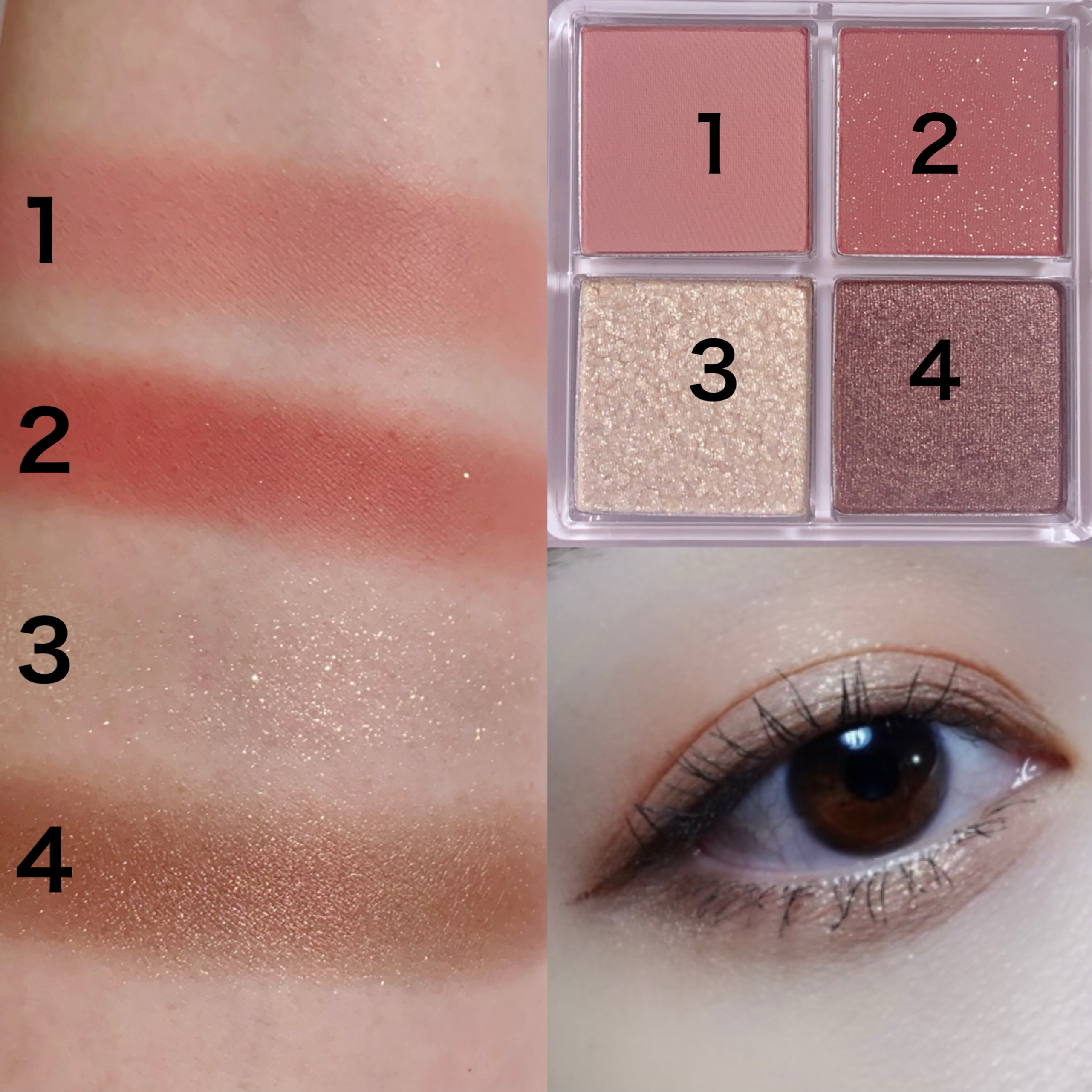 グリッターレイヤリングアイシャドウパレット/TWINKLE POP/アイシャドウパレットを使ったクチコミ（3枚目）