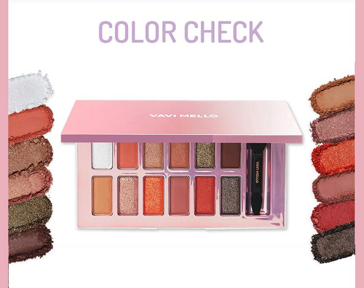 バレンタインボックス2 ピーチパレット/VAVI MELLO/アイシャドウパレットを使ったクチコミ(1枚目)