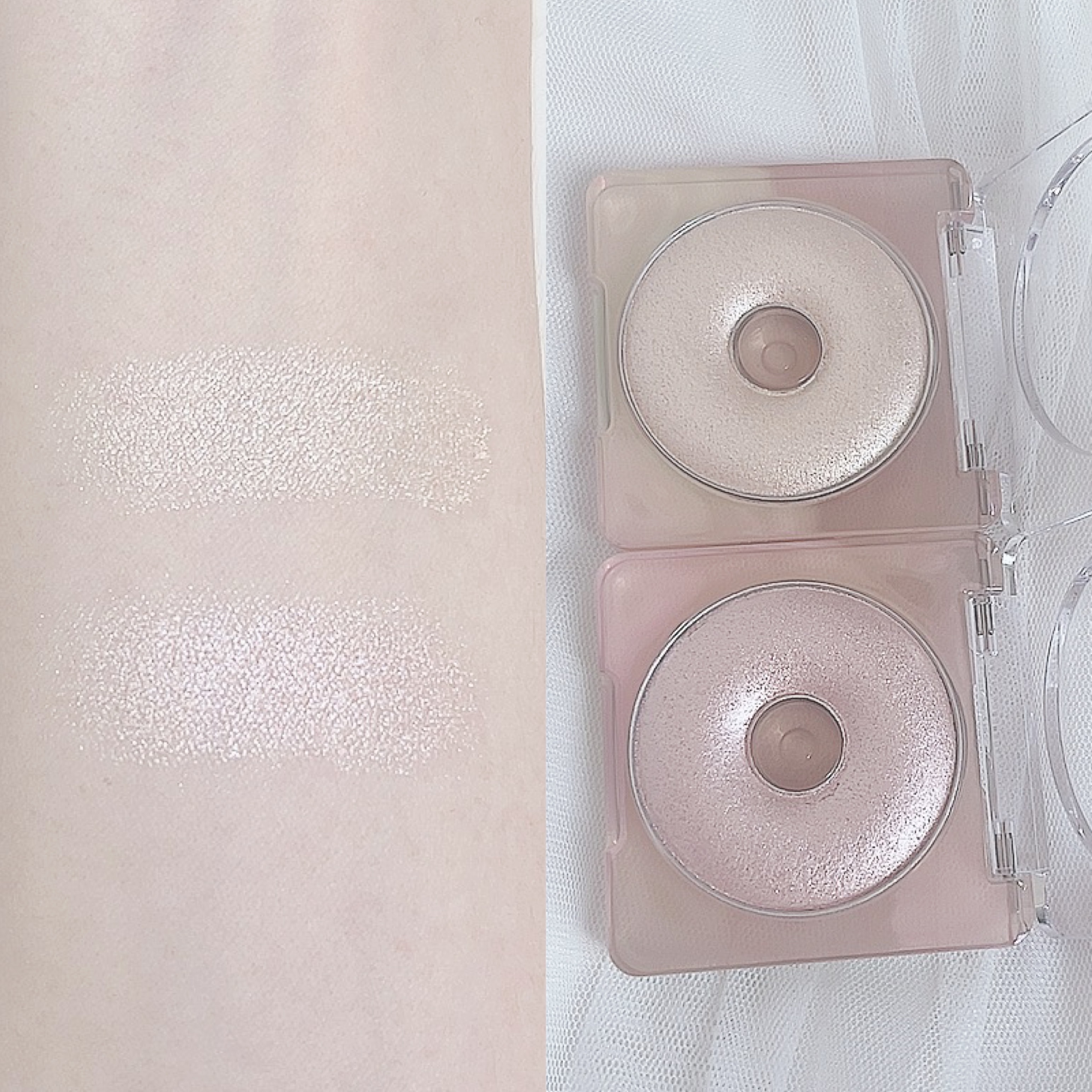 ドーナッツハイライト/JUDYDOLL/パウダーハイライトを使ったクチコミ（2枚目）