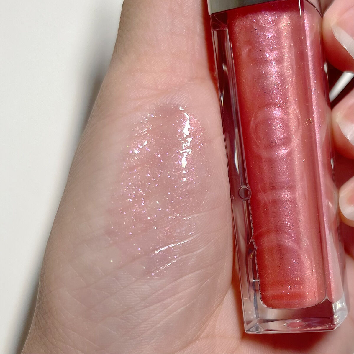 【旧】ディオール アディクト リップ マキシマイザー 010　ホロ ピンク/Dior/リップグロスを使ったクチコミ（2枚目）