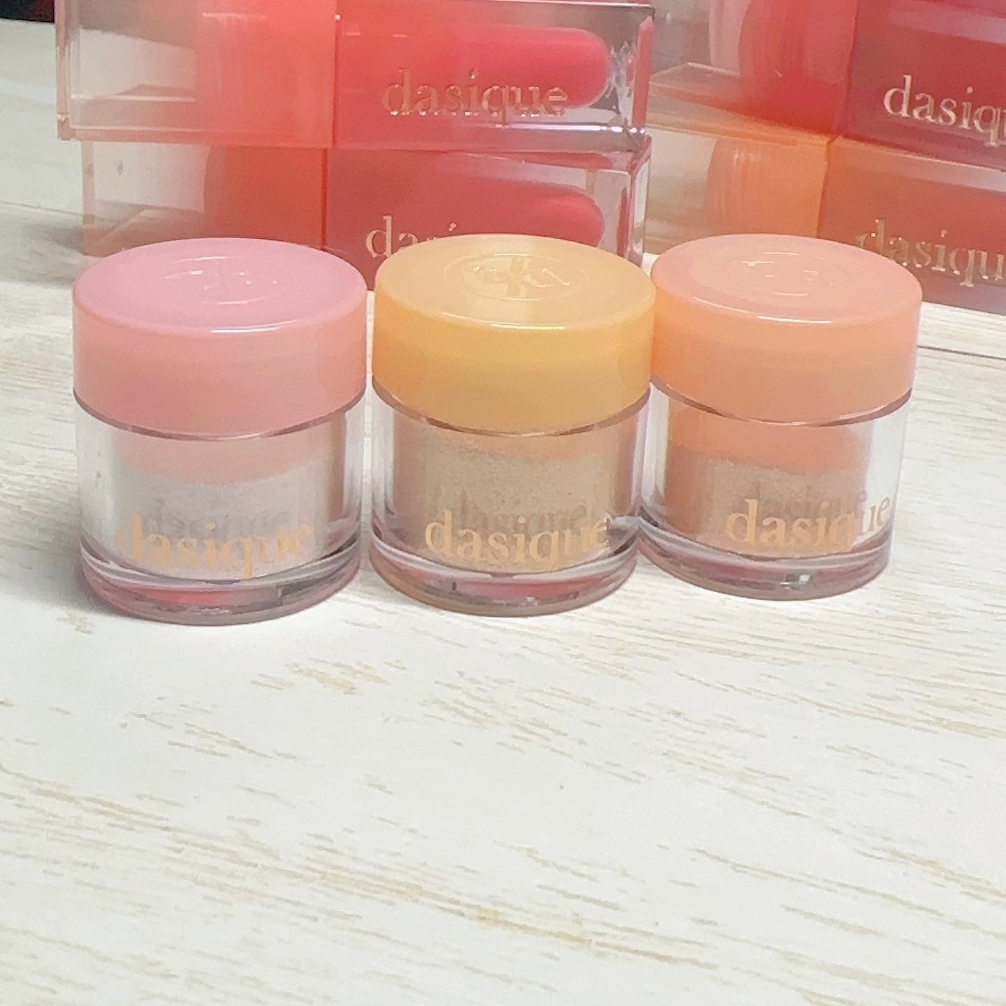 スターリットグリッターパウダー/dasique/グリッターを使ったクチコミ（3枚目）