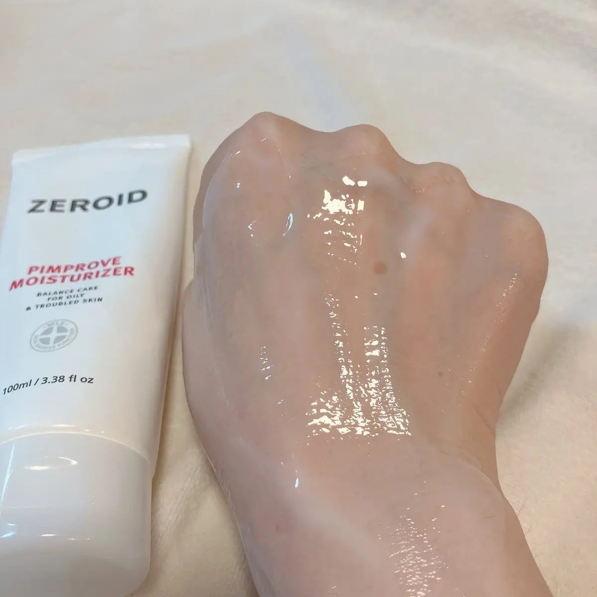 ピンプローブモイスチャーライザー/ZEROID/フェイスクリームを使ったクチコミ(3枚目)