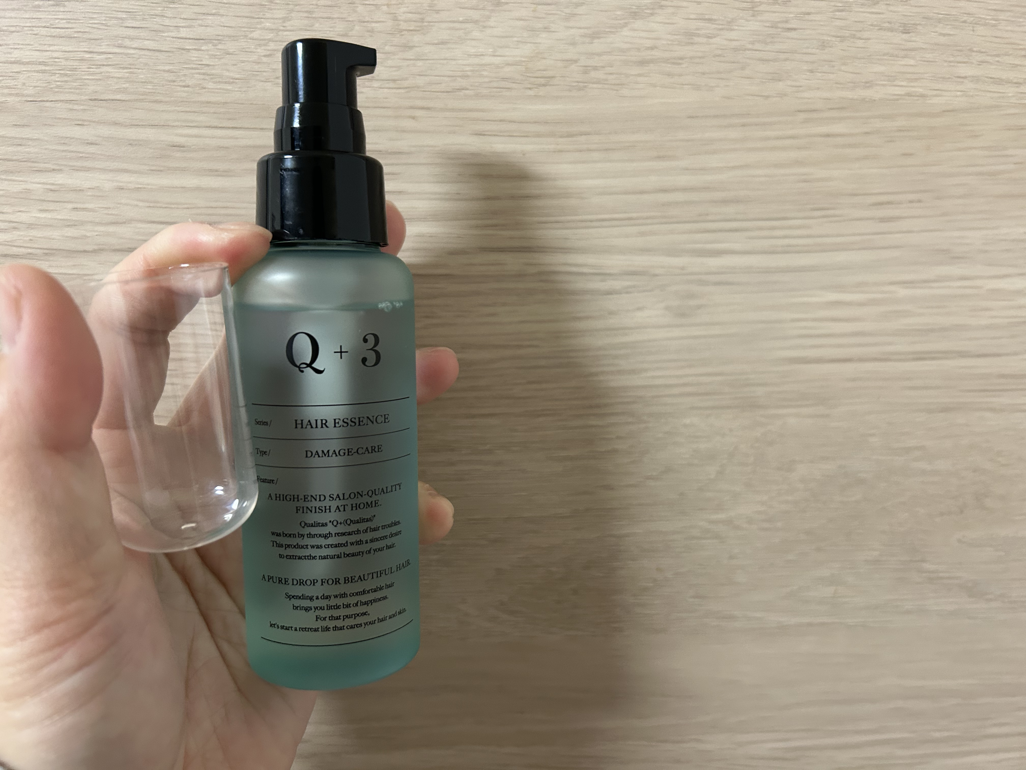ダメージケアヘアエッセンス/クオリタス/ヘアオイルを使ったクチコミ（3枚目）