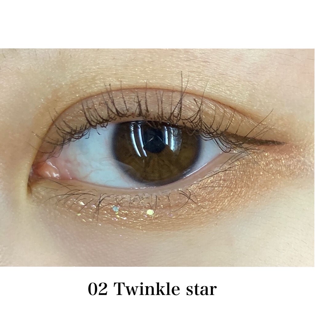 グリッターイルミネーションライナー/CipiCipi/リキッドアイライナーを使ったクチコミ(2枚目)