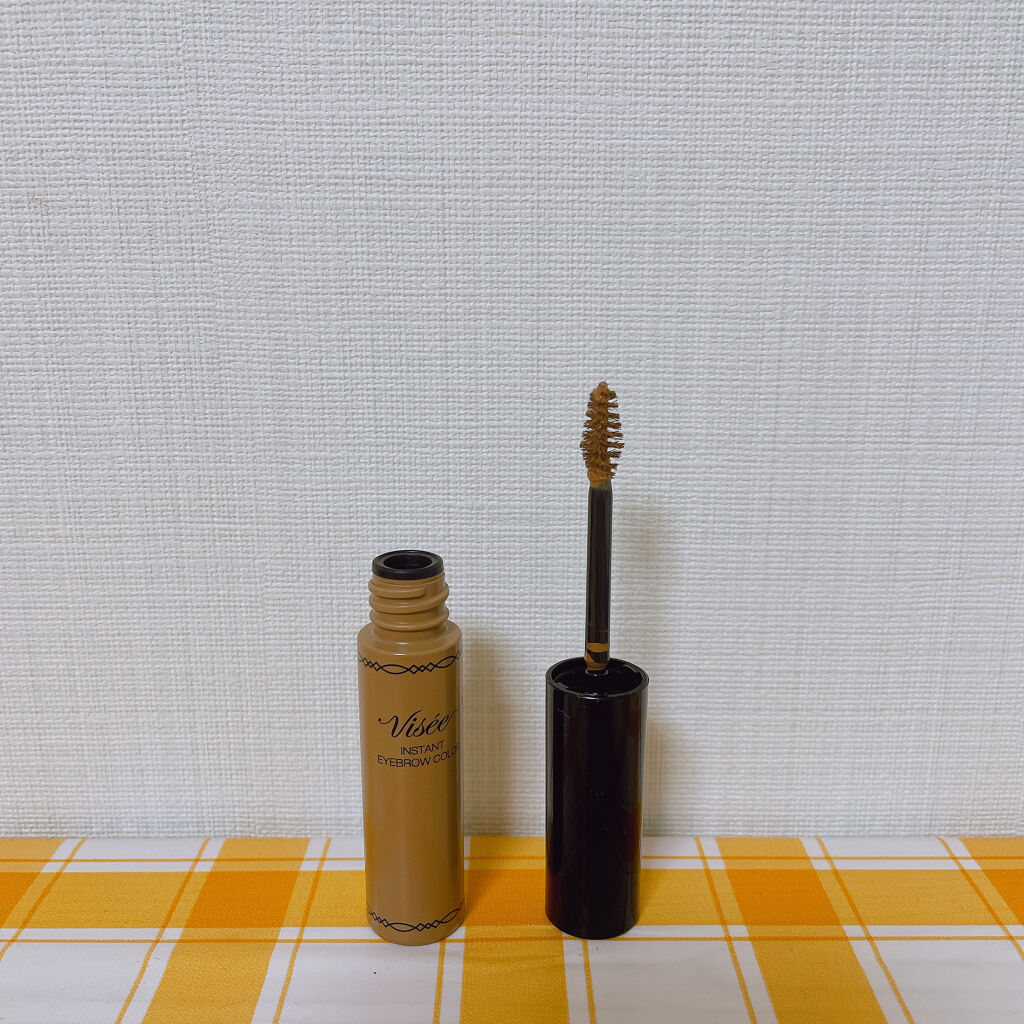 ヴィセ リシェ インスタント アイブロウ カラー BR-3 ライトブラウン/Visée/眉マスカラを使ったクチコミ（1枚目）