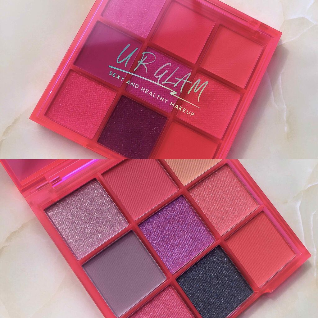 UR GLAM BLOOMING EYE COLOR PALETTE/U R GLAM/アイシャドウパレットを使ったクチコミ(4枚目)