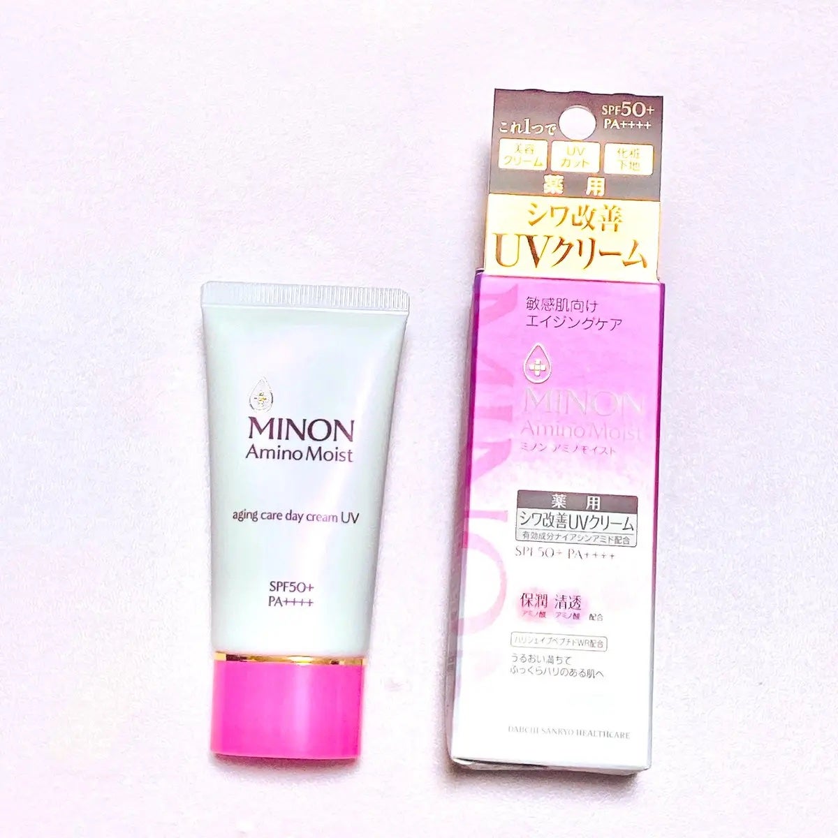 ミノン アミノモイスト エイジングケア デイクリームUV/ミノン/日焼け止めクリームを使ったクチコミ(2枚目)