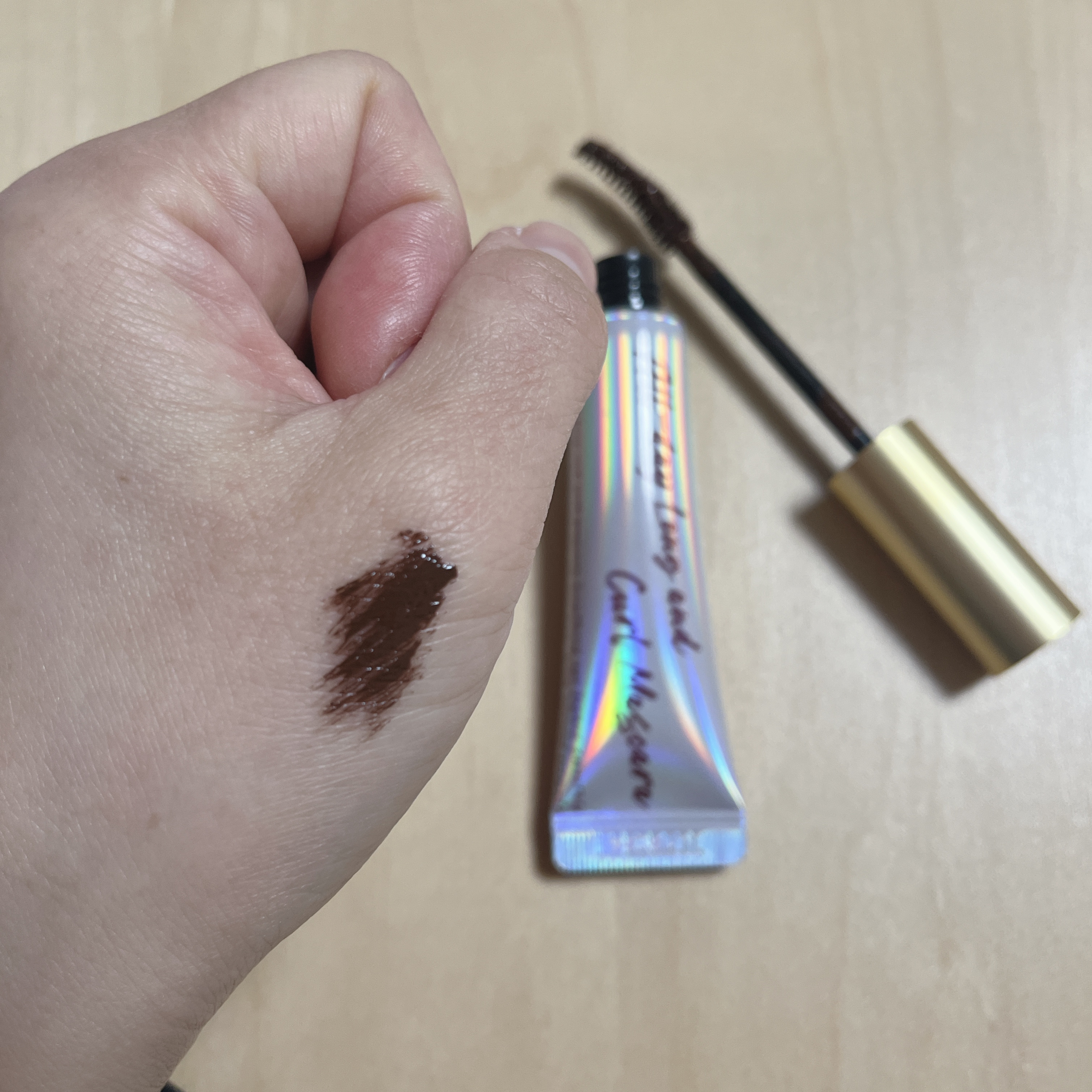 オールデイ ロング アンド カール マスカラ ブラウン/Milk Touch/マスカラを使ったクチコミ（3枚目）