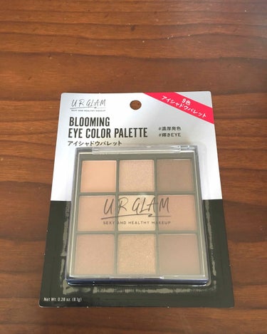 UR GLAM　BLOOMING EYE COLOR PALETTE/U R GLAM/パウダーアイシャドウを使ったクチコミ（1枚目）