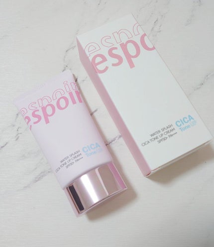 ウォータースプラッシュシカトーンアップクリーム/espoir/化粧下地を使ったクチコミ(1枚目)