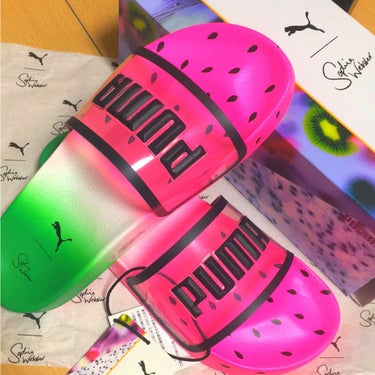 あ、ちゃん on LIPS 「毎年1足ずつ増えてしまう…😭💖#pumaのシャワサン🐤💓化粧品..」（1枚目）