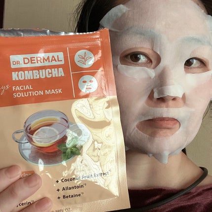 7days フェイシャルソリューションマスク コンブチャ/Dr.DERMAL/シートマスク・パックを使ったクチコミ(5枚目)