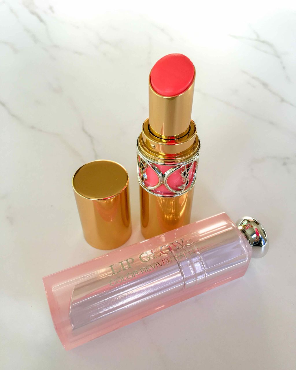 【旧】ディオール アディクト リップ グロウ 101 マット ピンク/Dior/リップケアを使ったクチコミ（1枚目）