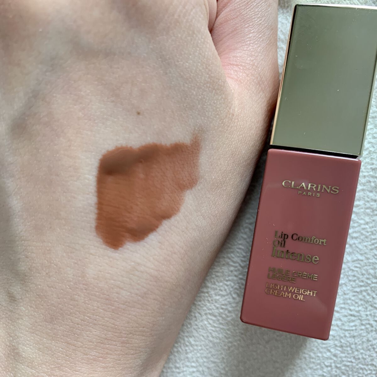 コンフォート リップオイル インテンス/CLARINS/リップグロスを使ったクチコミ（2枚目）