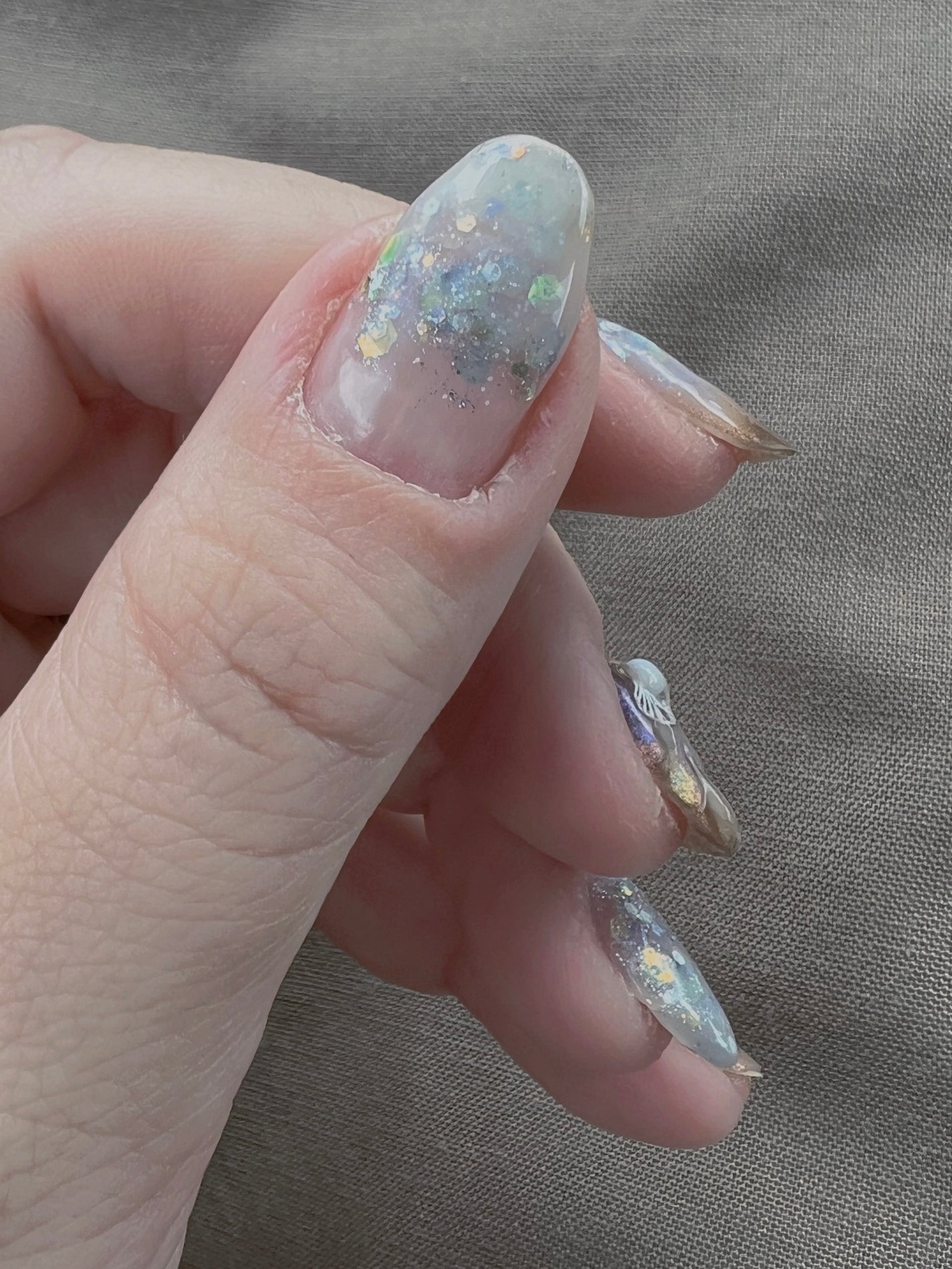 ジェルネイル(ライト対応)/セリア/ジェルネイルを使ったクチコミ(2枚目)