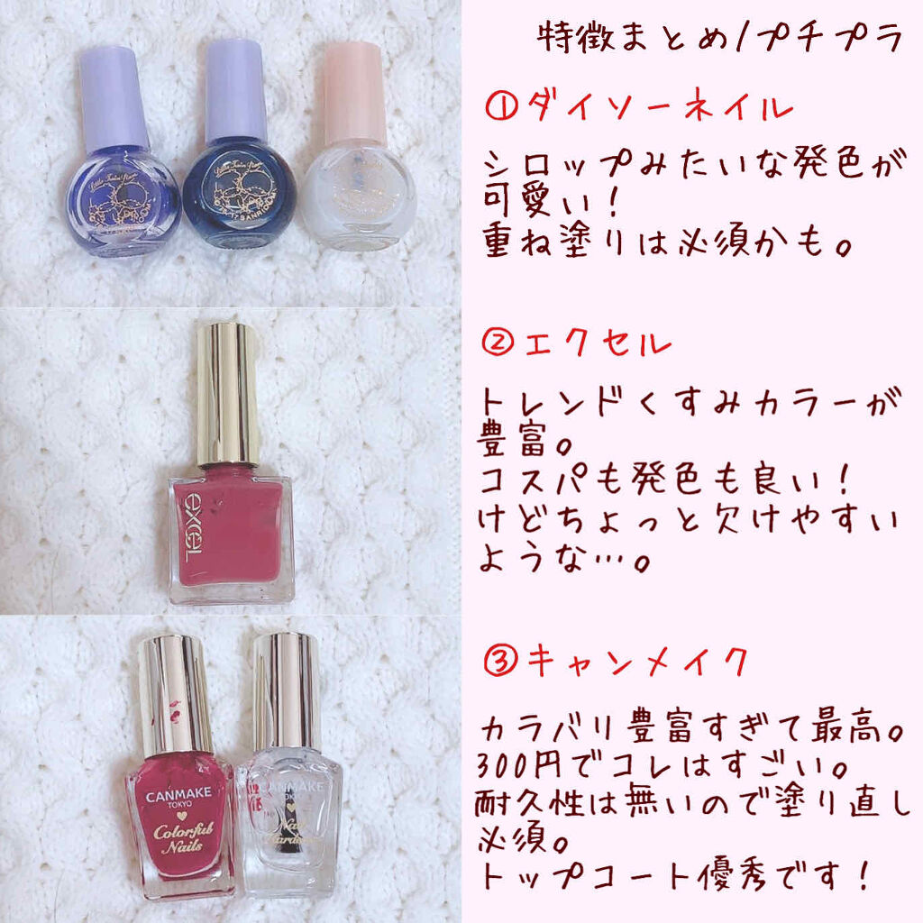 カラフルネイルズ/キャンメイク/マニキュアを使ったクチコミ（2枚目）