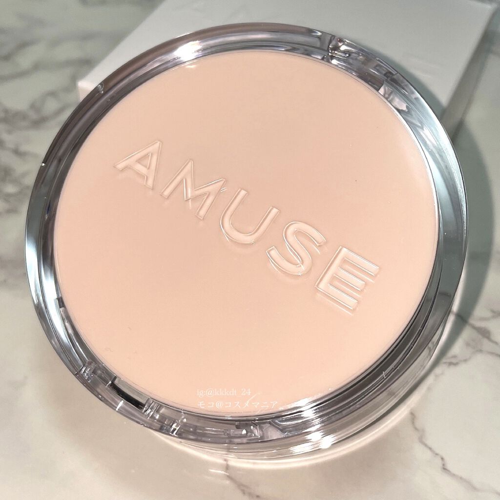 スキンチューンヴィーガンカバークッション 01 フェアチューン/AMUSE/クッションファンデーションを使ったクチコミ（2枚目）