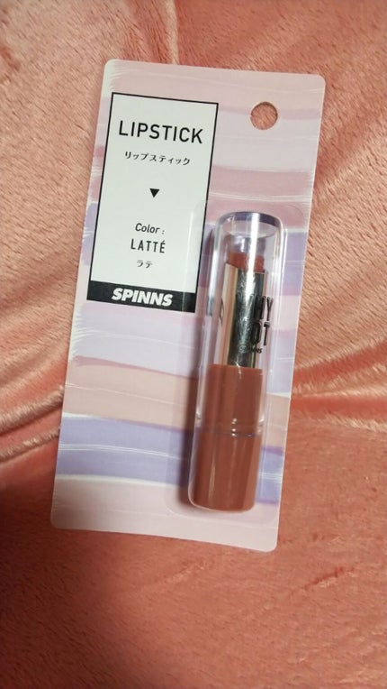 WHY NOT SPINNS リップスティック ラテ/DAISO/口紅の画像