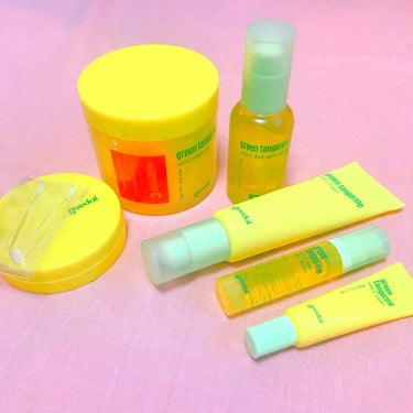 グーダルVクリーム(goodal GREEN TANGERINE V CREAM SET)/goodal/フェイスクリームを使ったクチコミ（1枚目）