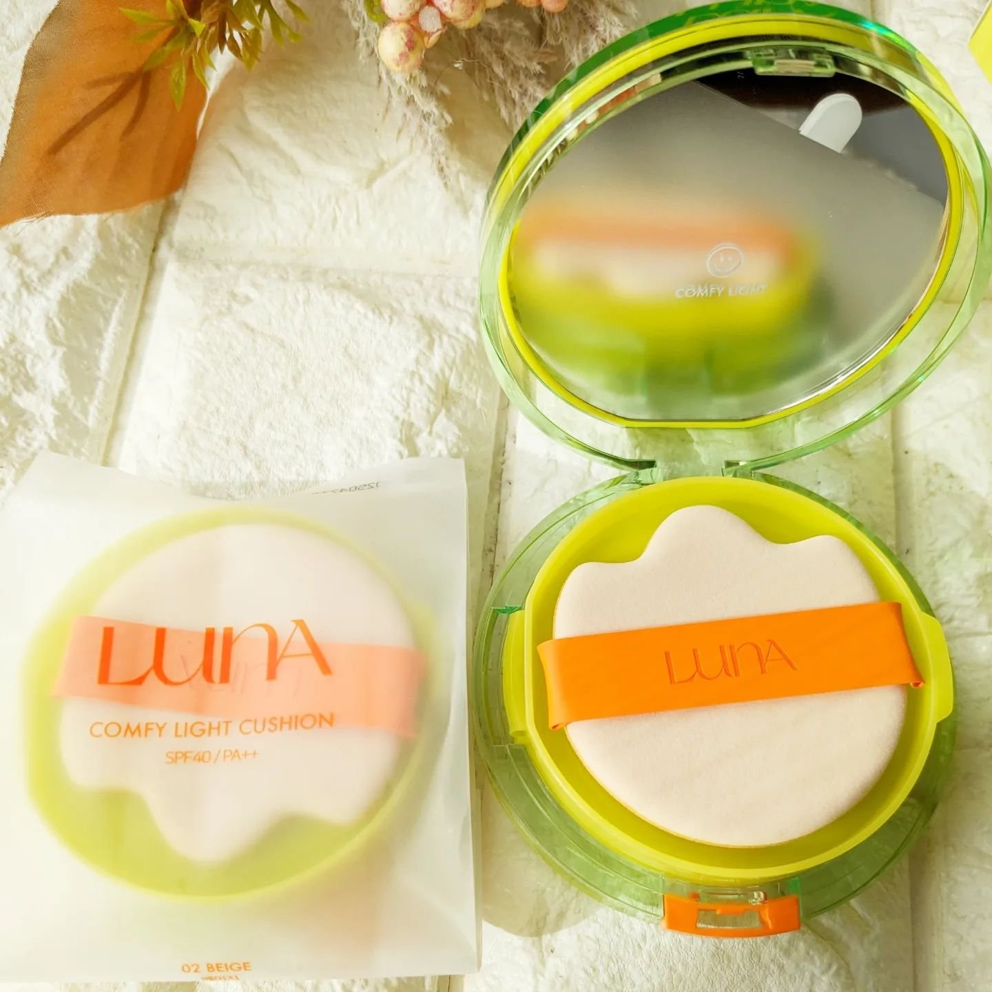 コンフィーライトクッション/LUNA/クッションファンデーションを使ったクチコミ（2枚目）