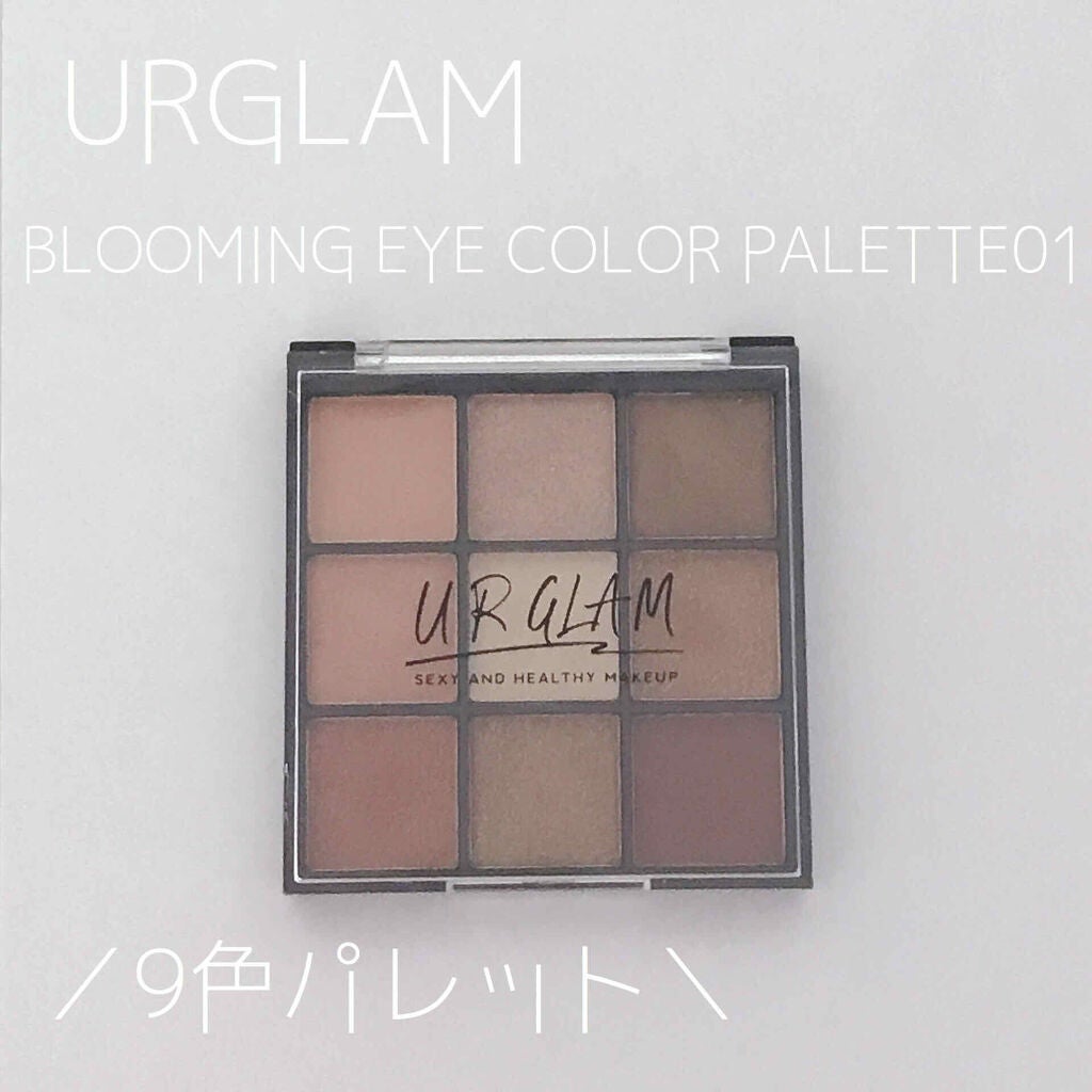 UR GLAM BLOOMING EYE COLOR PALETTE/U R GLAM/アイシャドウパレットを使ったクチコミ(1枚目)
