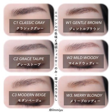 HAN ALL SHARP BROW C3 MODERN BEIGE/rom&nd/アイブロウペンシルを使ったクチコミ（2枚目）