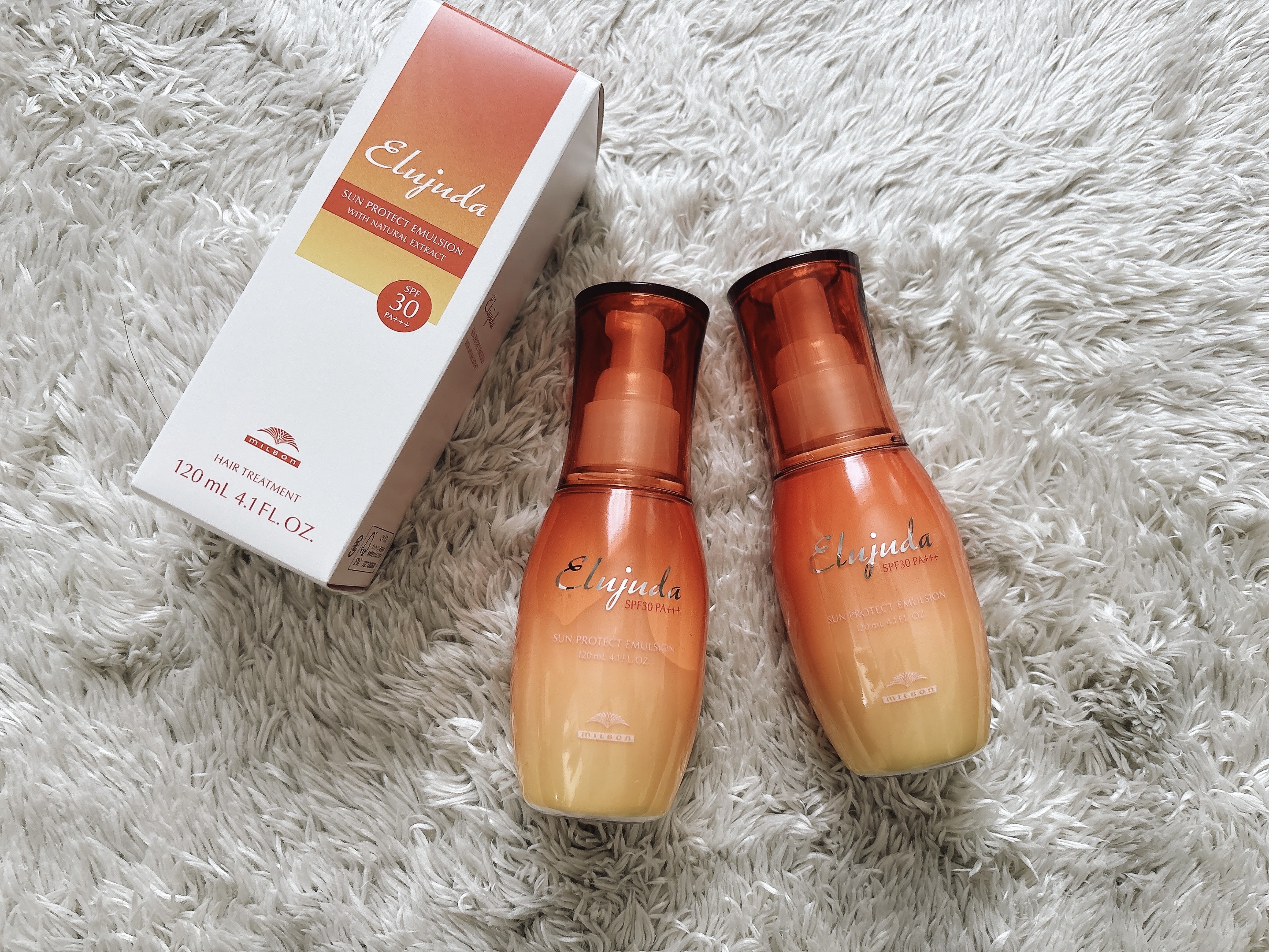 サンプロテクト エマルジョン/エルジューダ/ヘアミルクを使ったクチコミ（1枚目）