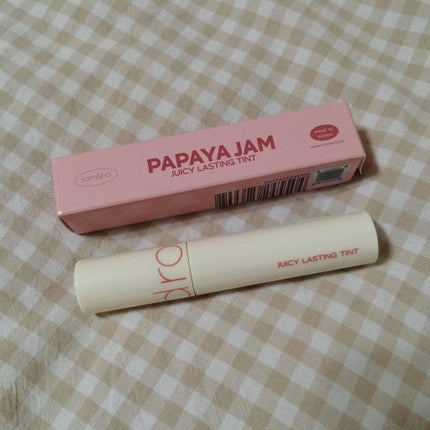 ジューシーラスティングティント 29 パパイヤジャム(PAPAYA JAM)/rom&nd/リップティントの画像